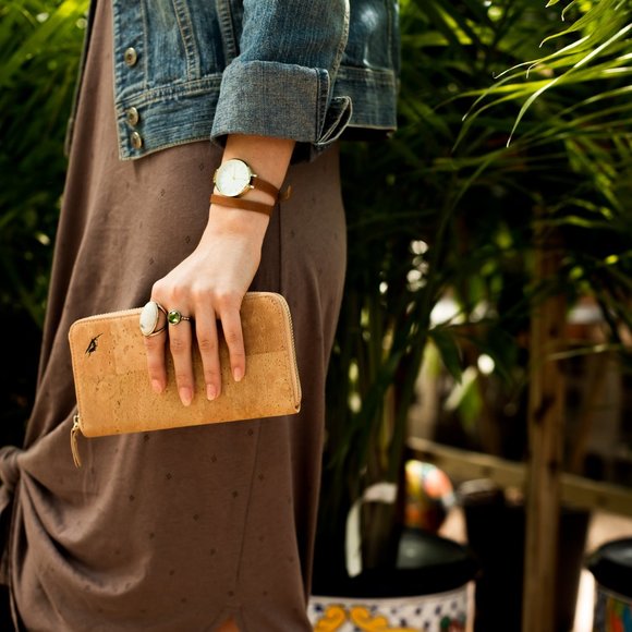 Natural Cork Wallet, Vegan/Sustainable Material - Picture 2 of 5